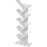 ML-Design Aktenregal 50x25x140 cm Weiß