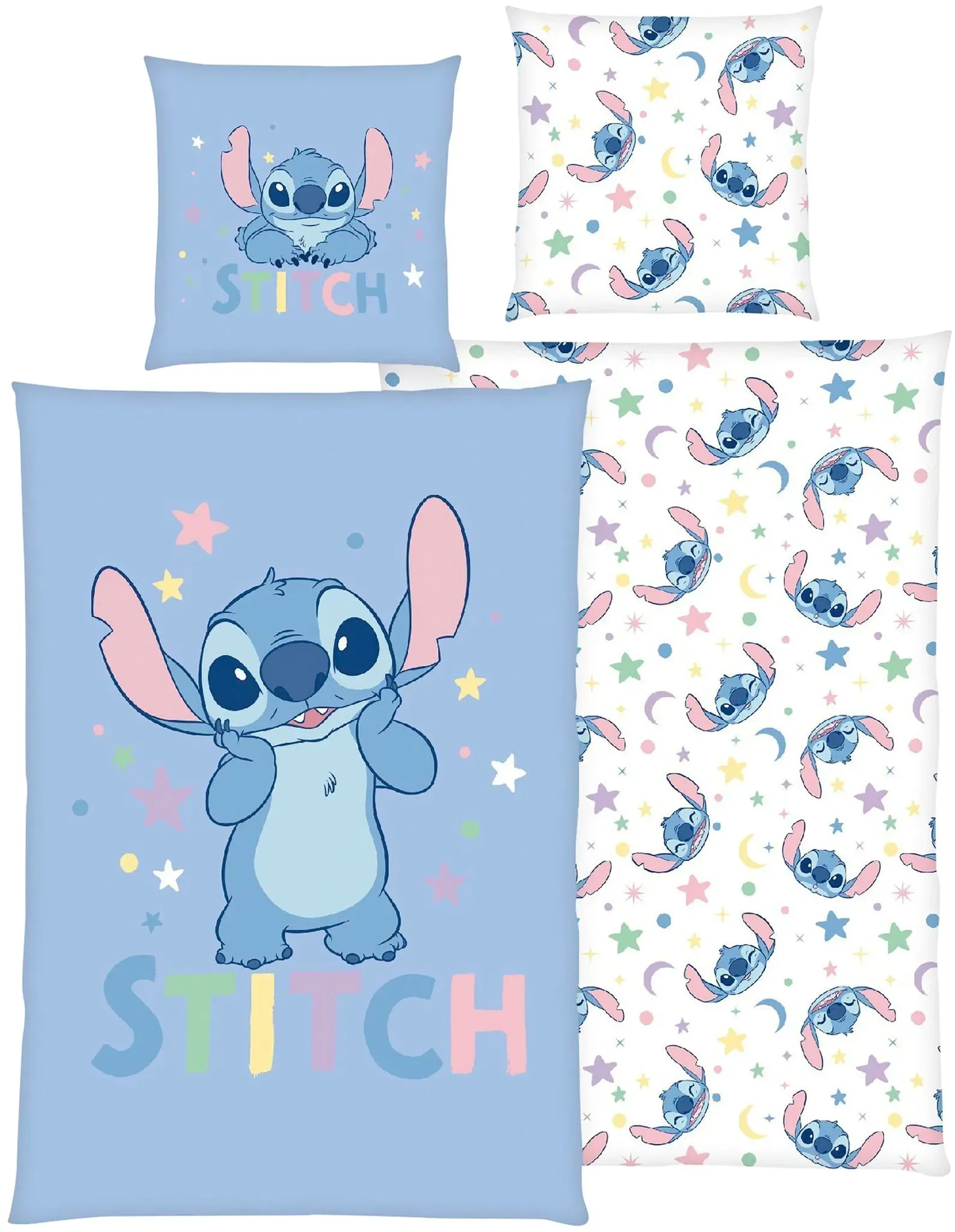 Herding Disney Renforcé Wende-Bettwäsche 80x80 / 135x200 cm, lila