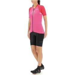 UYN Granfondo kurzarm Fahrradtrikot Damen magenta/jazzy XS