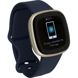 Fitbit Versa 3 nachtblau/aluminium softgold