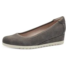 s.Oliver Damen Wedge Pumps mit Keilabsatz Elegant, Braun (Cigar), 40 EU - 40 EU