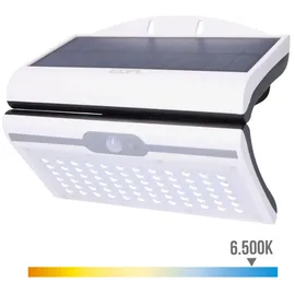 EDM Wandleuchte Solar 6 W 23,0 cm inkl. Bewegungsmelder weiß
