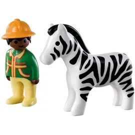 Playmobil 1.2.3 Ranger mit Zebra 9257