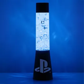 Paladone Playstation Lavalampe Blau/Schwarz
