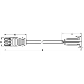 WAGO GmbH &amp; Co. KG konfekt. Anschlussleitung 771-9993/117-201