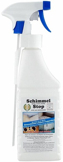 Schimmel Stop - entfernt problemlos Schimmel, Pilz, Moos und Stockflecken - 500 ml - 247019 ** 1l/11,98 EUR