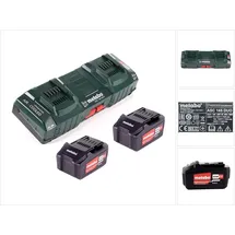 Metabo Basis Set 2x Li-Power Akkupack 18 V 4,0 Ah