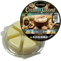WonderWax Duftwachs WonderWax® Duftwachs Kreis 6 pcs (Cream of Coconut), Duftrichtung: Cream of Coconut