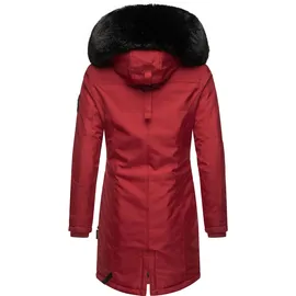 Navahoo Parka Tiniis blutrot / schwarz M