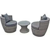 Garden Pleasure Linz Lounge-Set grau