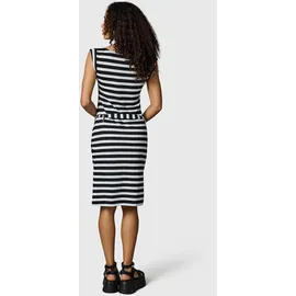 Ragwear Sommerkleid Minikleid Gestreift Schwarz XL