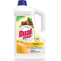 Dual Power Professional Flüssigwaschmittel für Waschmaschine, Argan, 5 l