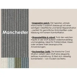 Home Affaire Eckcouch Polyester 2-Sitzer Grau