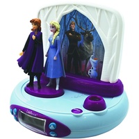 Lexibook Disney Frozen 2 - Projektorwecker mit Sound Elsa Anna