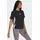 adidas Essentials 3-Streifen Cotton Kurzarm-T-Shirt Black / White 2 L