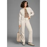 Ocean Sportswear Freizeitanzug OCEAN SPORTSWEAR, Damen, Gr. 42, beige, angeraute Sweatware, Obermaterial: 60% Baumwolle, 40% Polyester. Bündchen: 95% Baumwolle, 5% Elasthan.
