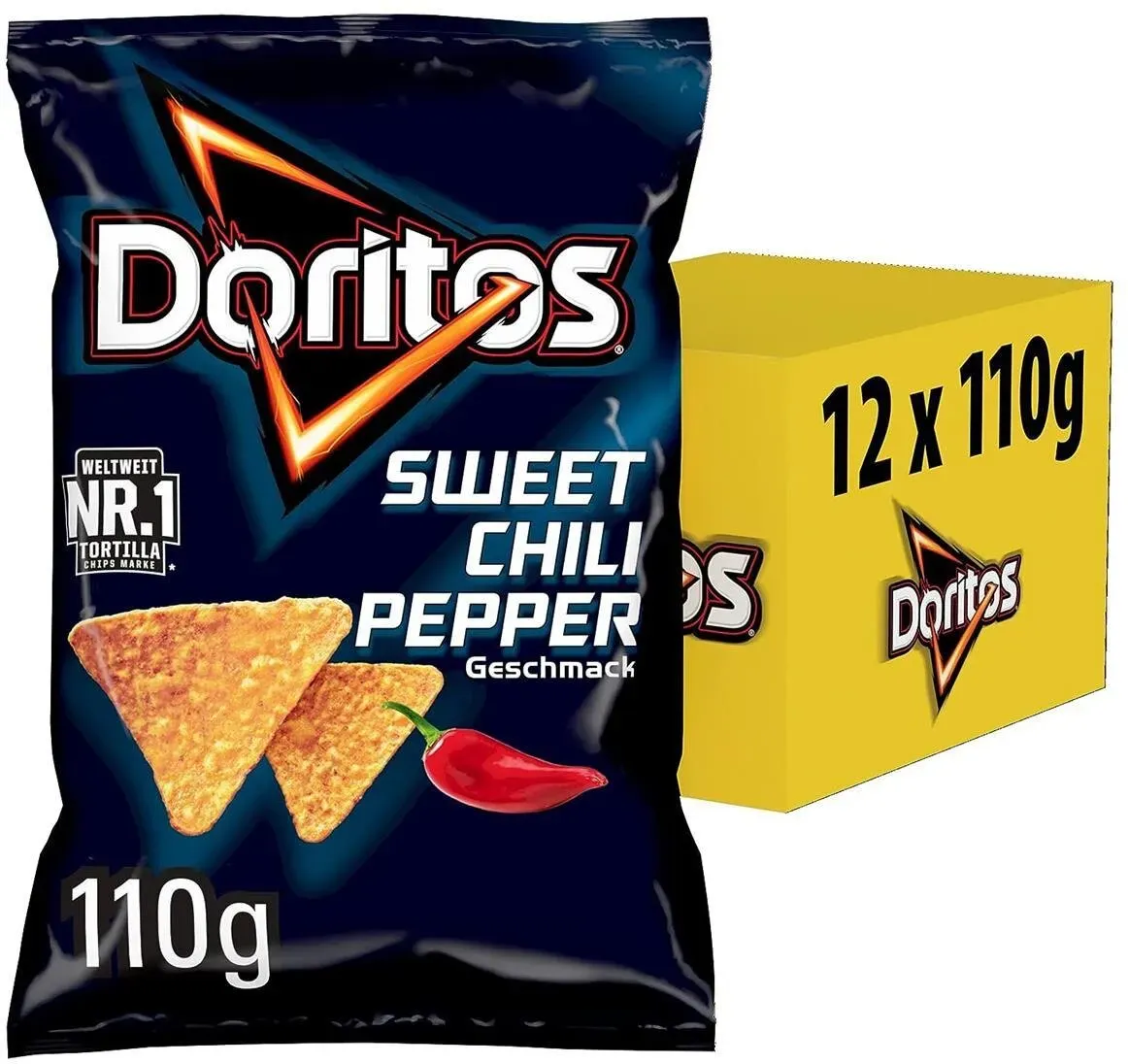 Preisvergleich Produktbild Doritos Sweet Chili Pepper 12x110g