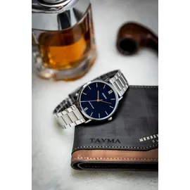 Casio analog MTP-VT01D-2BUDF (A1613) - Silber/Dunkelblau