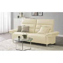 Wohnwert Einzelcouch Leder 1-Sitzer Braun