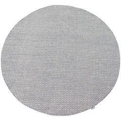 Wollteppich MORGENLAND "Bohemian - Kelim Teppich - Trendy", blau, H:0,4mm Ø:200cm, Schurwolle, Teppiche, Flachgewebe