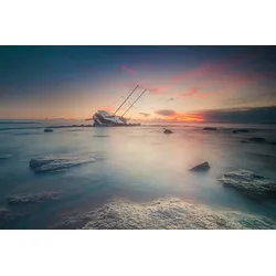 Fototapete PAPERMOON "Photo-Art DANIELE ATZORI, ADRESSE", bunt, B:5,00m L:2,80m, Vlies, Tapeten