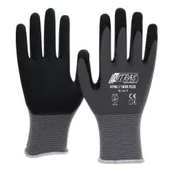 NITRAS® SKIN-FLEX Strickhandschuh 8700-7 , 1 Packung = 12 Paar, Größe M (7)