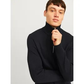 JACK & JONES Troyer »JJEPERFECT KNIT HALF ZIP SN« Jack & Jones Black