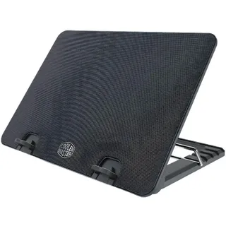 Cooler Master NotePal ErgoStand IV Laptop-Kühler – ergonomisches Design, 5 Höheneinstellungen, leiser 140mm Lüfter, Full-Mesh-Board, LED-Streifen, USB-Hub, unterstützt Notebooks bis 17 Zoll