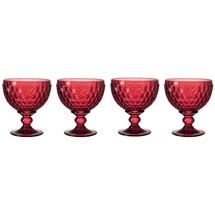 Villeroy & Boch Boston Coloured Sektschalen 4er Set Rot
