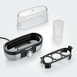 Severin EK 3163 3 Eier + Messbecher Schwarz