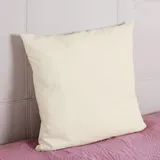 Pizuna Luxuriöser Soft-Satin 2er Pack Kissenbezug 80x80 cm Nieuw ivoor, 800 Fadenzahl Baumwolle Quadratisch Kissenbezüge, 100% Langstapel Baumwolle Nur Kissenbezug (Nieuw ivoor, 80x80 cm) Mako Satin