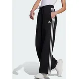 Adidas Essentials 3-Streifen French Terry Wide Hose Black / White XL