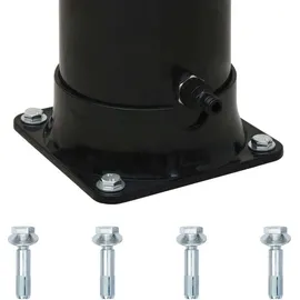 vidaXL Solardusche 214 cm 20 l schwarz 92309