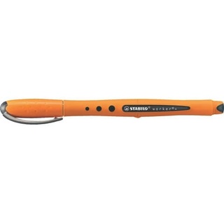 Stabilo worker®+ Tintenroller orange 0,5 mm, Schreibfarbe: schwarz,