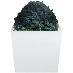 LED Blumentopf | 400x400mm | RGB | Akku | LED Blumenkübel, Beleuchtete Pflanzkübel, LED Pflanzkübel