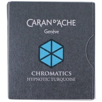CARAN d'ACHE Tintenpatronen Chromatics 6 Stück Hypnotic Turquoise, Hypno