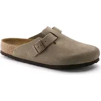 Birkenstock Boston Taupe Schmales Fußbett - Herren Hausschuhe - 560773 - Braun - 41