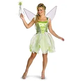 Disney Disguise Fairies Tinker Bell-Kostüm für Damen, Grün, Größe 40-42, Grün, Large 12-14