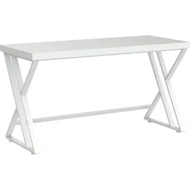 luxuskollektion Schreibtisch Industrie Design 140 x 60 cm Weiß