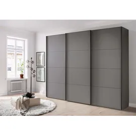 Wiemann Schwebetürenschrank Phoenix 246 x 236 x 67 cm Grau/Rot