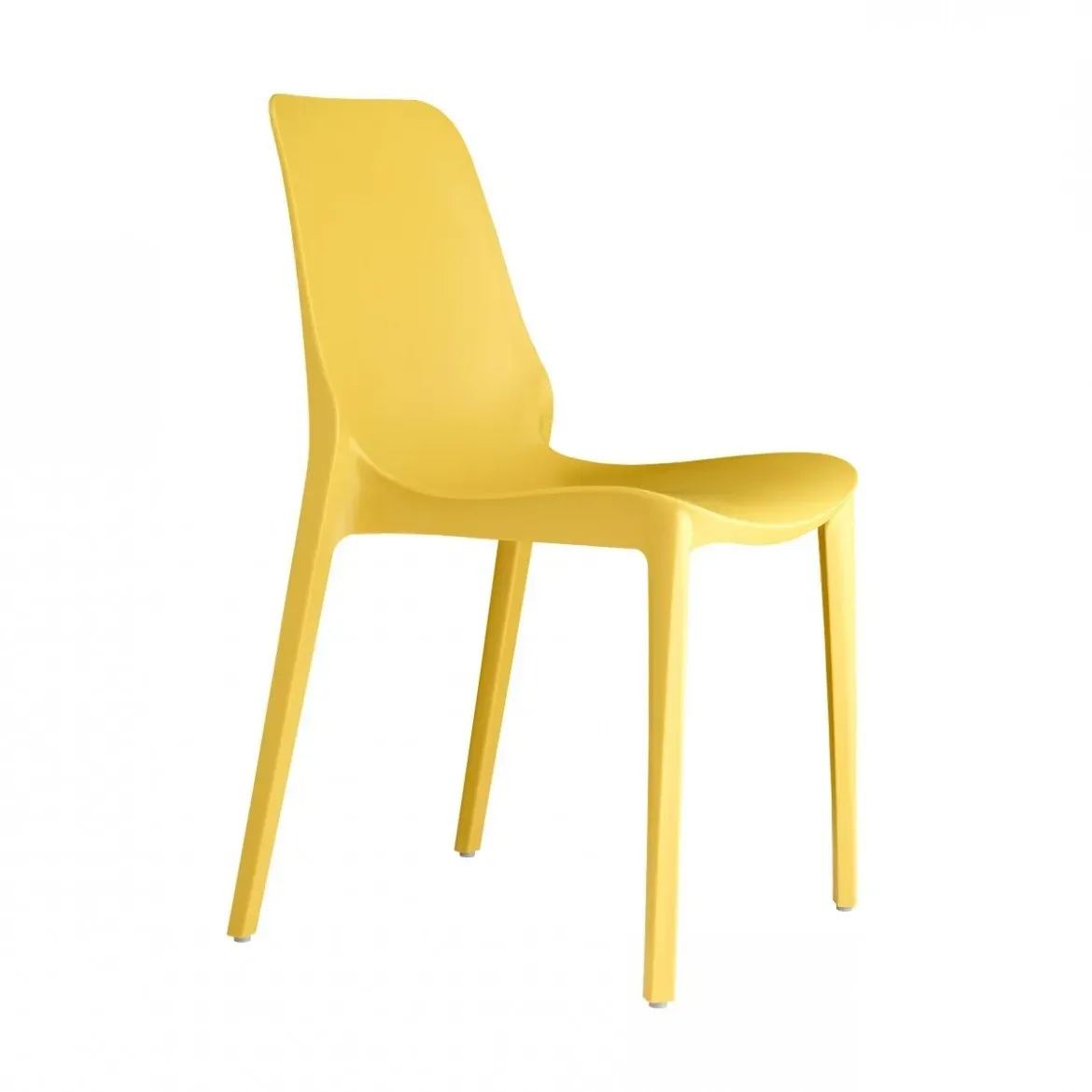 Stapelstuhl Ginevra - 22 - mustard yellow