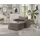 Home Affaire Sessel PIAGGE Cord 125 x 83 x 210 cm Braun mit Hocker