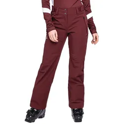 Schöffel Winter-Skihose Pontresina Pant (4-Wege-Stretch, wasserdicht, hohe Bewegungsfreiheit) weinrot Damen