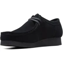 CLARKS Herren Wallabee Evo Shoes, Black SDE, 43