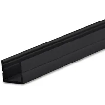ISOLED SURF8 LED-Profil Aluminium schwarz 200cm