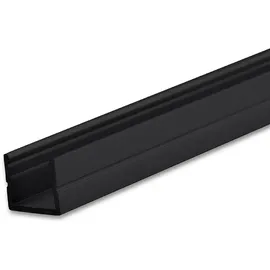 ISOLED SURF8 LED-Profil Aluminium schwarz 200cm