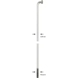 Alpina verzinkte Speichen 2,00 mm 170 mm 100 Einheiten - silber