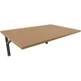 mikon 60x40 Wandtisch Wandklapptisch Küchentisch Schreibtisch Esstisch | Helle Eiche