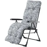 Kadax Gartensessel 59 x 59 x 108 cm grau 1 St.