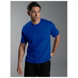 TRIGEMA T-Shirt TRIGEMA T-Shirt aus 100% Baumwolle (1-tlg) blau XS (42)